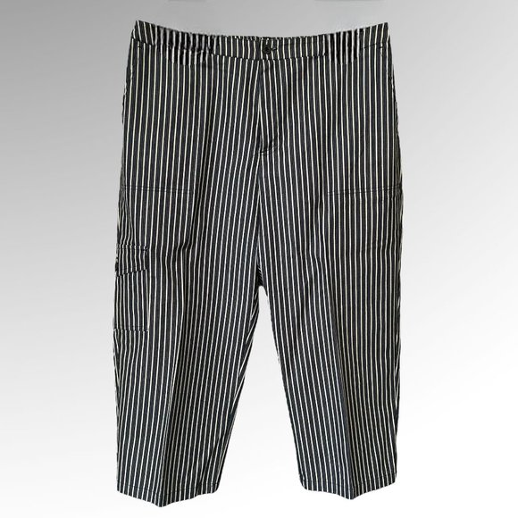 ELCC Women's Stripe Gray Jacket And Matching Capris - Picture 6 of 8